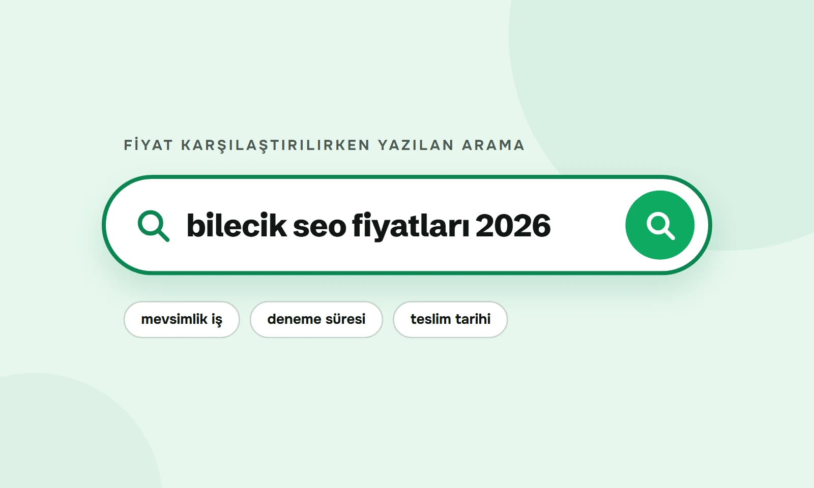 Bilecik SEO fiyatları 2026 araması